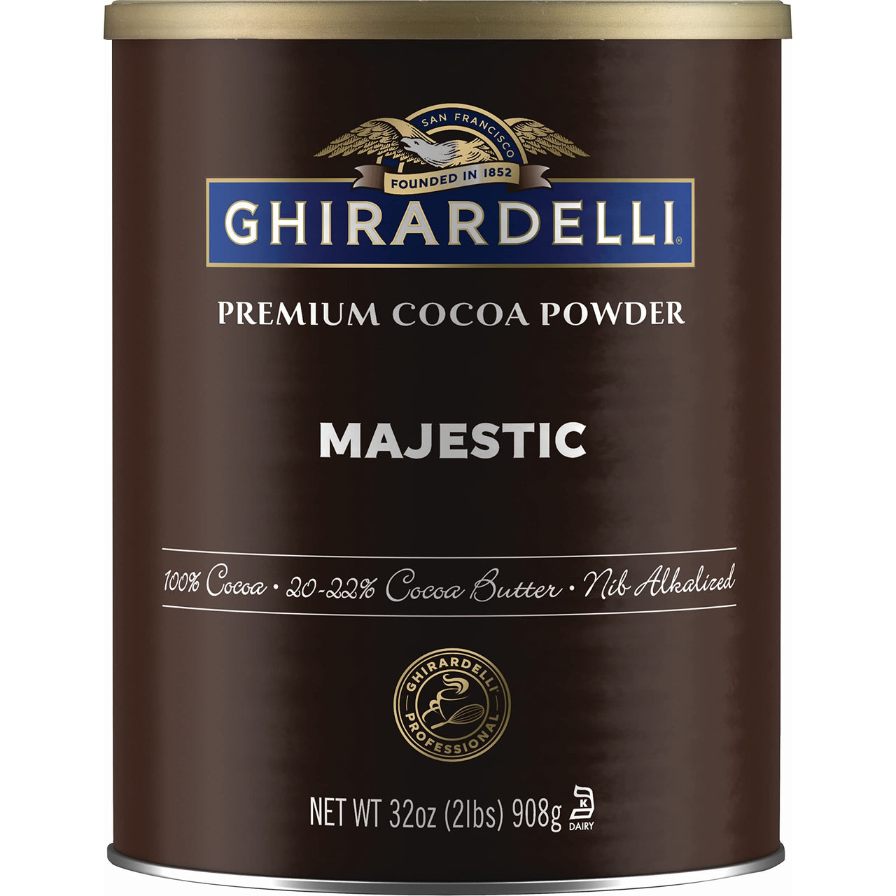 Ghirardelli Majestic Dutch Processed Cocoa Powder, 2 lb