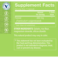 Thumbnail for The Vitamin Shoppe Fennel Seed 480MG (Foeniculum Vulgare Seed), Herbal Supplement for Digestive Support & Intestinal Health (100 Capsules)
