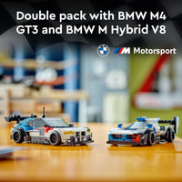 Thumbnail for LEGO Speed Champions BMW M4 GT3 & BMW M Hybrid V8 Race Cars, BMW Toy for Kids with 2 Buildable Models and 2 Driver Minifigures, Car Toy Birthday Gift Idea for Boys and Girls Ages 9 and Up, 76922