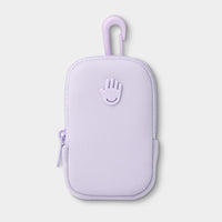 Thumbnail for Touchette Zippered Pouch, Attachable Fashion Accessory with Snap Hook for Touchland Hand Sanitizer 1FL OZ., Lilac