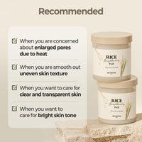 Thumbnail for SKINFOOD Rice Brightening Toner Pad, Korean Skincare Face Toner Pads with 48 Hours Fermented Rice Water for Glow Glass Skin, Hydrating, 100% Cotton Pad, Vegan, 8.81 oz(60 Pads)