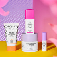 Thumbnail for Drunk Elephant The Coast Is Clear Night Kit - Includes Lala Retro (50 ml/1.69 fl oz), T.L.C. Framboos (15 ml/.5 fl oz), Ceramighty (5 ml/.16 fl oz), and Beste No. 9 60 ml/2 fl oz)