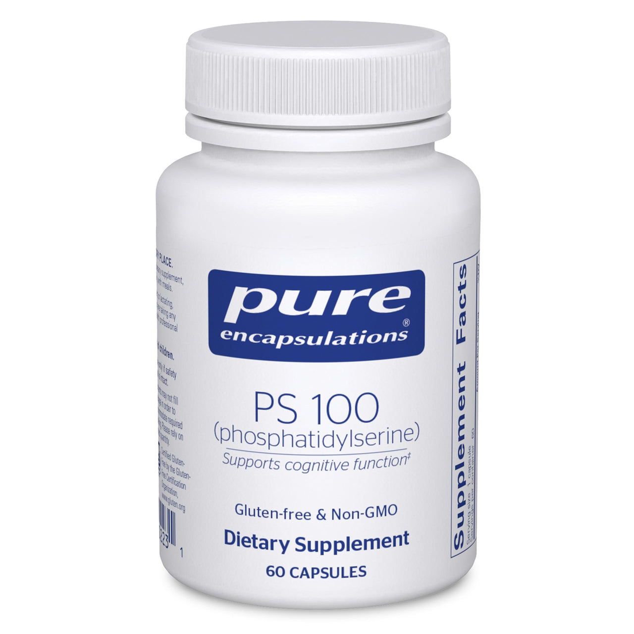 Pure Encapsulations PS 100 | Phosphatidylserine Amino Acid Supplement for Brain and Memory* | 60 Capsules