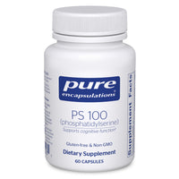 Thumbnail for Pure Encapsulations PS 100 | Phosphatidylserine Amino Acid Supplement for Brain and Memory* | 60 Capsules