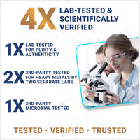 Thumbnail for Dr. Berg Maximum Strength 4-in-1 Chelated Magnesium Glycinate with Clean, Potent & Pure Ingredients | 4X Lab-Tested & Verified | USA Formulated Magnesium Supplement Capsules | 90 Capsules