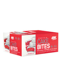 Thumbnail for Optimum Nutrition Protein Cake Bites, Whipped Low Sugar Protein Bar, Flavor: Red Velvet, 12 Count