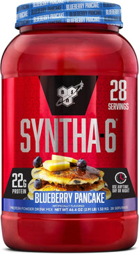 Thumbnail for BSN Syntha-6®, Protein Powder Drink Mix, Blueberry Pancake, 2.91 lb (1.32 kg)