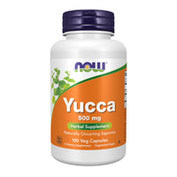 Thumbnail for NOW Foods Supplements, Yucca (Yucca spp.) 500 mg, 4:1 Concentrate, Herbal Supplement, 100 Capsules