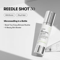 Thumbnail for VT COSMETICS CICA Reedle Shot 50, Day&Night Mild Exosome, Microneedling Serum, Centella Asiatica, Hyaluronic Acid, Exfoliation, Soft Skin, Regeneration, Glass Skin, Korean Skin Booster 1.69Fl Oz(50ml)