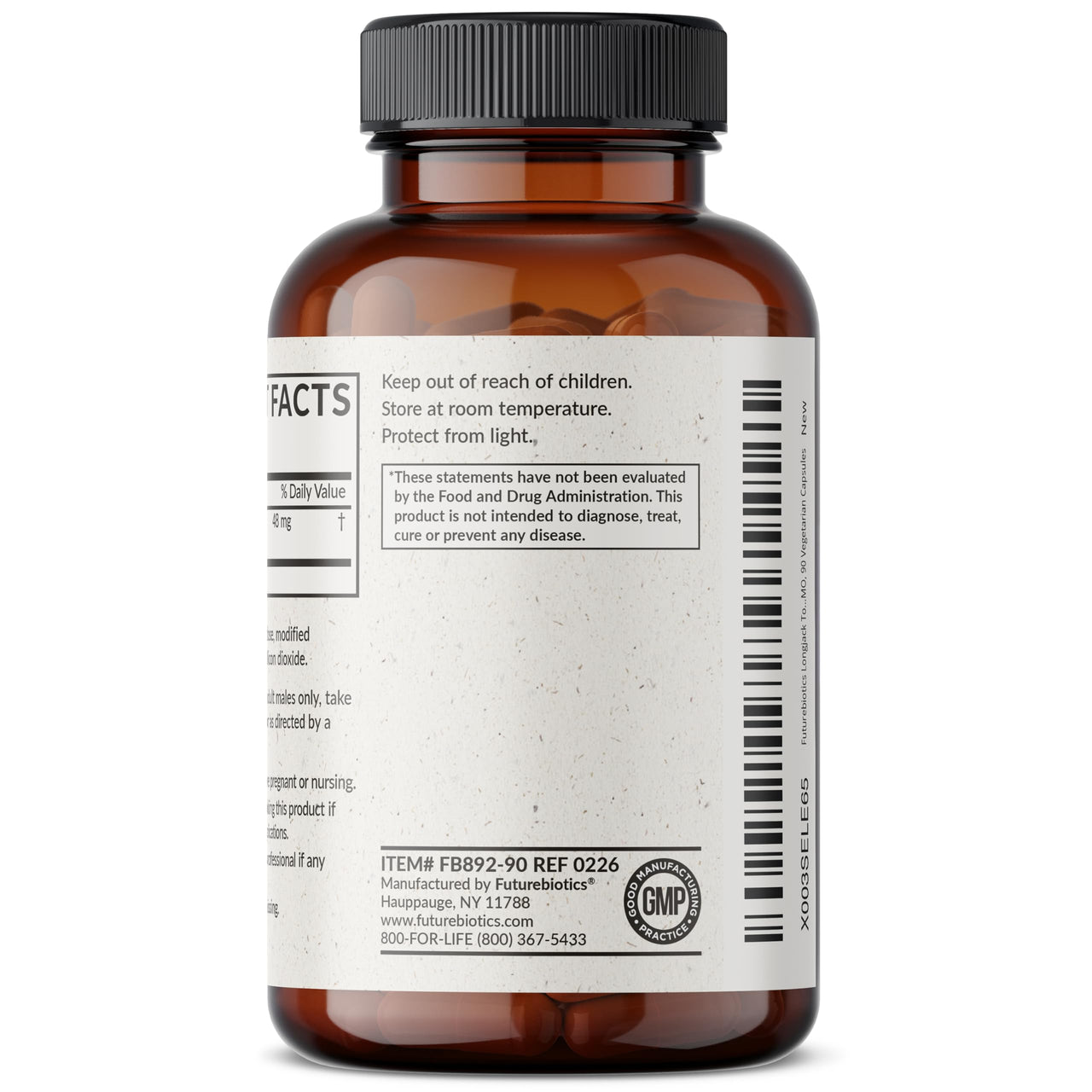 Futurebiotics Longjack Tongkat Ali Extra Strength Energy & Stamina Support - Non-GMO, 90 Vegetarian Capsules