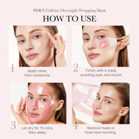 Thumbnail for medicube Wrapping Mask PDRN Caffeine Overnight Peel Off Facial Mask | Firming, Depuffing & Hydration | Caffeine, Collagen For Refined, Glass Skin & Face Contour Support | Korean Skin Care, 2.53 fl.oz