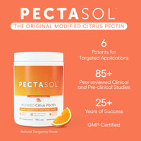 Thumbnail for EcoNugenics PectaSol Modified Citrus Pectin Ã¢â‚¬â€œ 120 Tangerine Chewable Tablets Ã¢â‚¬â€œ Total-Body Health Supplement to Support Heart, Immune System, Inflammation Response + Maintain Healthy Galectin-3 Levels