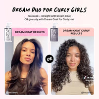Thumbnail for COLOR WOW Dream Duo for Curly Hair- Switch up your style from curly to straight and back again. Featuring DREAM COAT and DREAM COAT CURLY with advanced frizz control + heat protectants for glossy hair