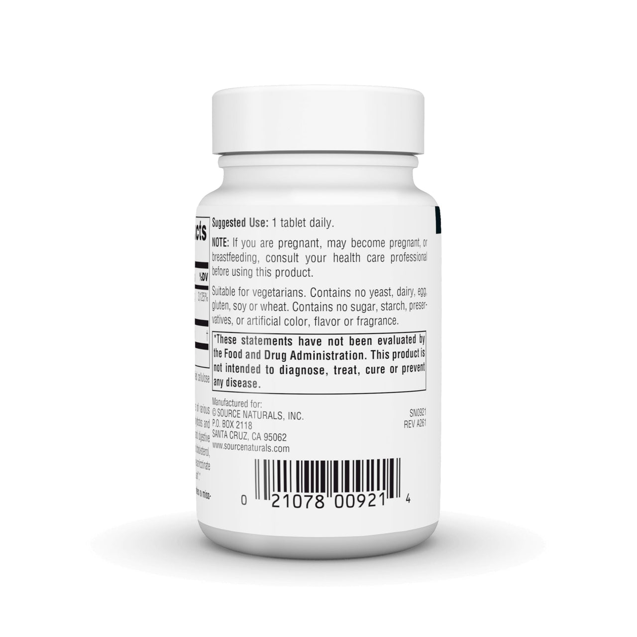 Source Naturals No-Flush Niacin, B-3 for Energy and Cardiovascular Health* - 500 mg - 60 Vegetarian Tablets