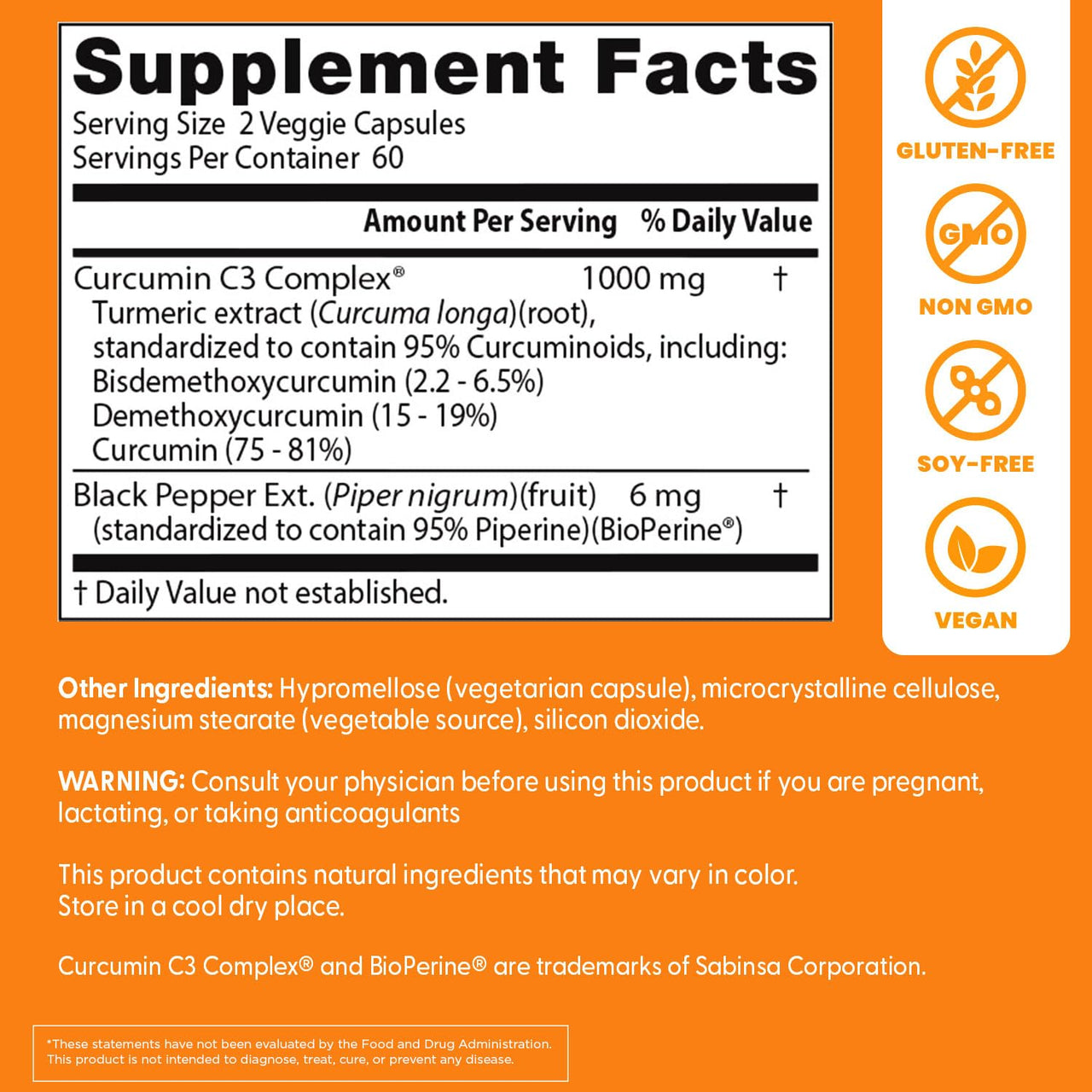 Doctors BEST High Absorption Curcumin from Turmeric Root, Supports Joint Health, Non-GMO, Gluten Free, Soy Free, Vegan 120 Veggie Caps