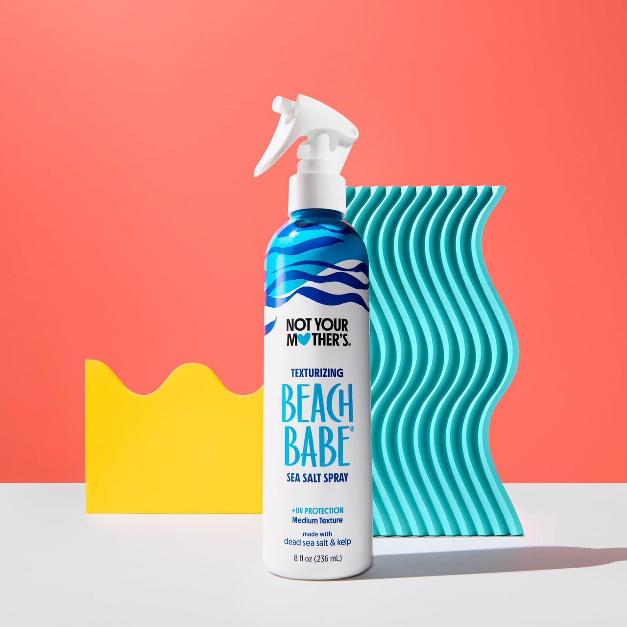 Not Your Mother's Beach Babe Sea Salt Spray (3-Pack) - 8 fl oz - Texturizing Spray for Tousled Hair - Add Texture and Grit to Hair with a Matte Finish