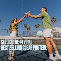 Thumbnail for SEEQ Clear Protein Powder - Blue Razz Freeze - 22 Servings - 22g Clear Whey Protein Isolate - Zero Sugar - 0g Lactose - Allergen Friendly - GLP1 Support - Bone Health - Muscle Post Workout Recovery