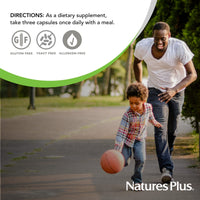 Thumbnail for NaturesPlus Activated Coral Calcium - 90 Vegetarian Capsules - Natural Supplement with Magnesium & Vitamins - Bone, Muscle & Energy Support - Gluten Free - 30 Servings