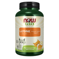 Thumbnail for NOW Pet Health, L-Lysine Supplement, Powder, Formulated for Cats, NASC Certified, 8-Ounce