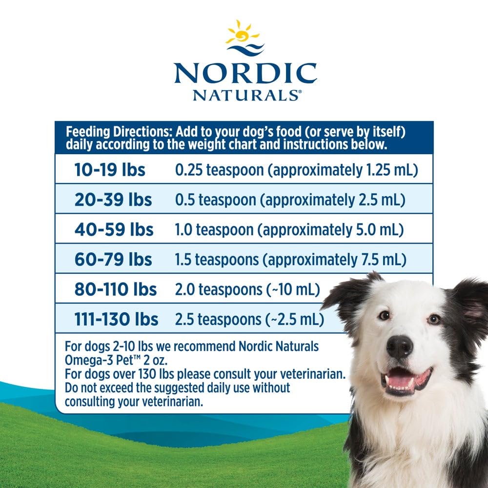 Nordic Naturals Pet Joint Support Soft Chews, 30 Count, & Omega-3 Fish Oil for Small Dogs and Cats, 8oz.