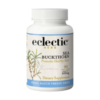 Thumbnail for Eclectic Herb - Sea Buckthorn Capsules | Promotes Healthy Skin | Herbal Supplement | Vegan, Non-GMO, Gluten Free, Freeze-Dried (90 CT | 400 mg)