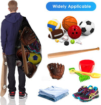 Thumbnail for BROTOU Extra Large Sports Ball Bag Mesh, Basketball Bags Team Balls, Adjustable Shoulder Strap, Team Work Ball Bags for Holding Soccer, Football, Volleyball, Swimming Gear (30” x 40”) (1PCS)