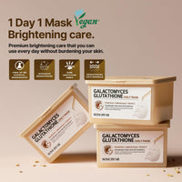 Thumbnail for SOME BY MI Galactomyces Glutathione Daily Mask - 30 Sheets, 11.8Oz - Vitamin C Vegan Face Sheet Mask for Skin Brightening Routine - Skin Moisturizing and Glowing Care for Glass Skin - Korean Skin Care