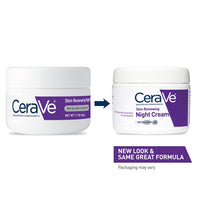Thumbnail for CeraVe Skin Renewing Night Cream, Niacinamide, Peptide Complex, and Hyaluronic Acid Moisturizer for Face, 1.7 Ounce, Packaging may Vary