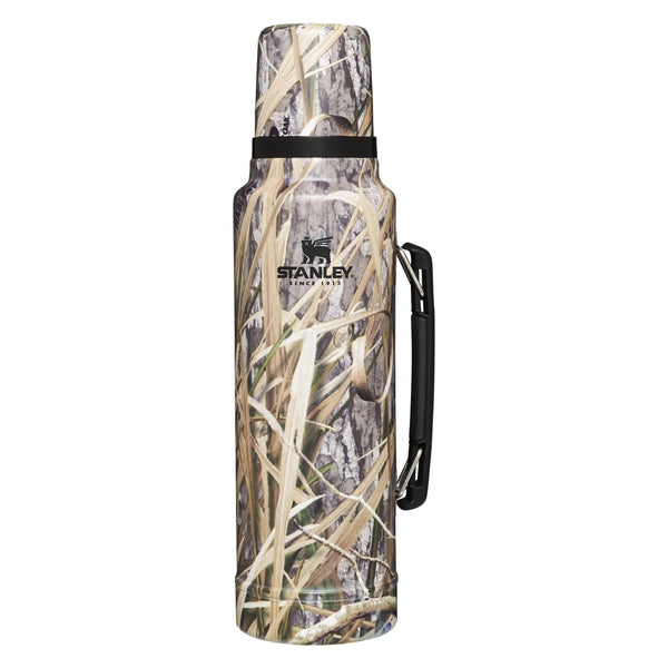 Stanley Classic Legendary Vacuum Bottle 1.5 qt | Wide Mouth with Leakproof Cup Lid | Keep Drinks Hot or Cold | Packable for Travel | Insulated Stainless Steel Thermos | BPA-Free | Habitat