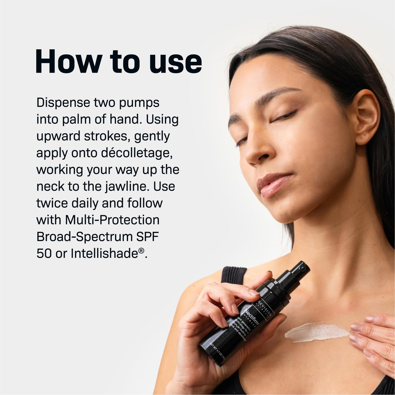 Revision Skincare Nectifirm Advanced® Neck Cream – Clinically Proven to Firm, Lift & Contour the Neck, Jawline & Décolletage, Correcting Visible Signs of Aging and Weight Loss, 1.7 oz