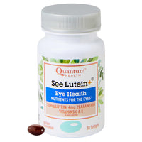 Thumbnail for Quantum Health See Lutein+, Lutein & Zeaxanthin Eye Supplement, with Eye Vitamins C and E, Helps Maintain Overall Eye Health - 30 Softgels, 30-Day Supply