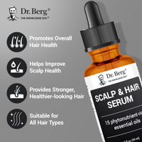 Thumbnail for Dr. Berg Scalp & Hair Serum (Improved Formula) with Vitamin D3 & E - Clinically Tested, Paraben- and Sulfate-Free Hair Oil for Women & Men - Includes Rosemary Oil, Castor Oil & Jojoba Oil - 2 Fl oz