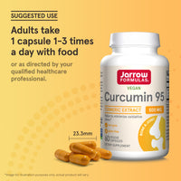 Thumbnail for Jarrow Formulas Curcumin 95 Supplement - Turmeric Extract Supplement, 500 mg for Antioxidant & Joint Support, 60 Capsules