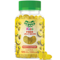 Thumbnail for Human Beanz Fiber Jelly Bean Gummies for Kids, Fiber Supplements for Digestive Health, Vegetarian Fiber Gummy 120 Jellybeans