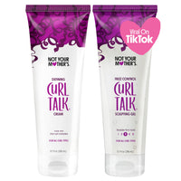 Thumbnail for Not Your Mother's Curl Talk Frizz Control Sculpting Gel & Defining Cream (2-Pack) - 9.7 fl oz - Formulated with Rice Curl Complex - All Curly Hair Types