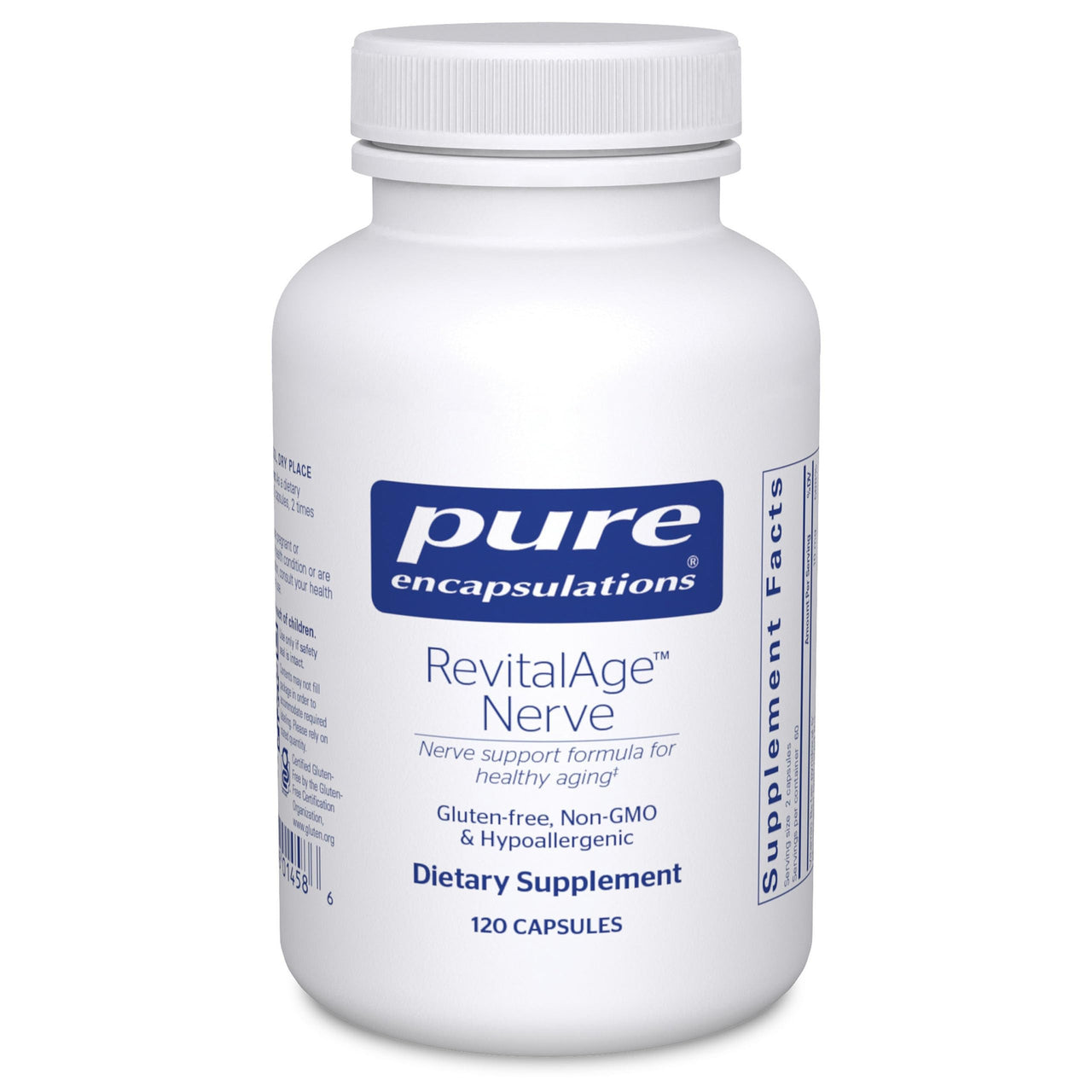 Pure Encapsulations Revita-Age Nerve | Hypoallergenic Supplement for Enhanced Cardiovascular, Metabolic and Neurocognitive Support* | 120 Capsules