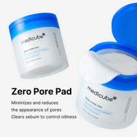 Thumbnail for Medicube Zero Pore Pads 2.0, Dual-Textured Facial Toner Pads for Exfoliation and Pore Care with 4.5% AHA Lactic Acid & 0.45% BHA Salicylic Acid, Ideal for All Skin Types, Korean Skin Care (70 Pads)