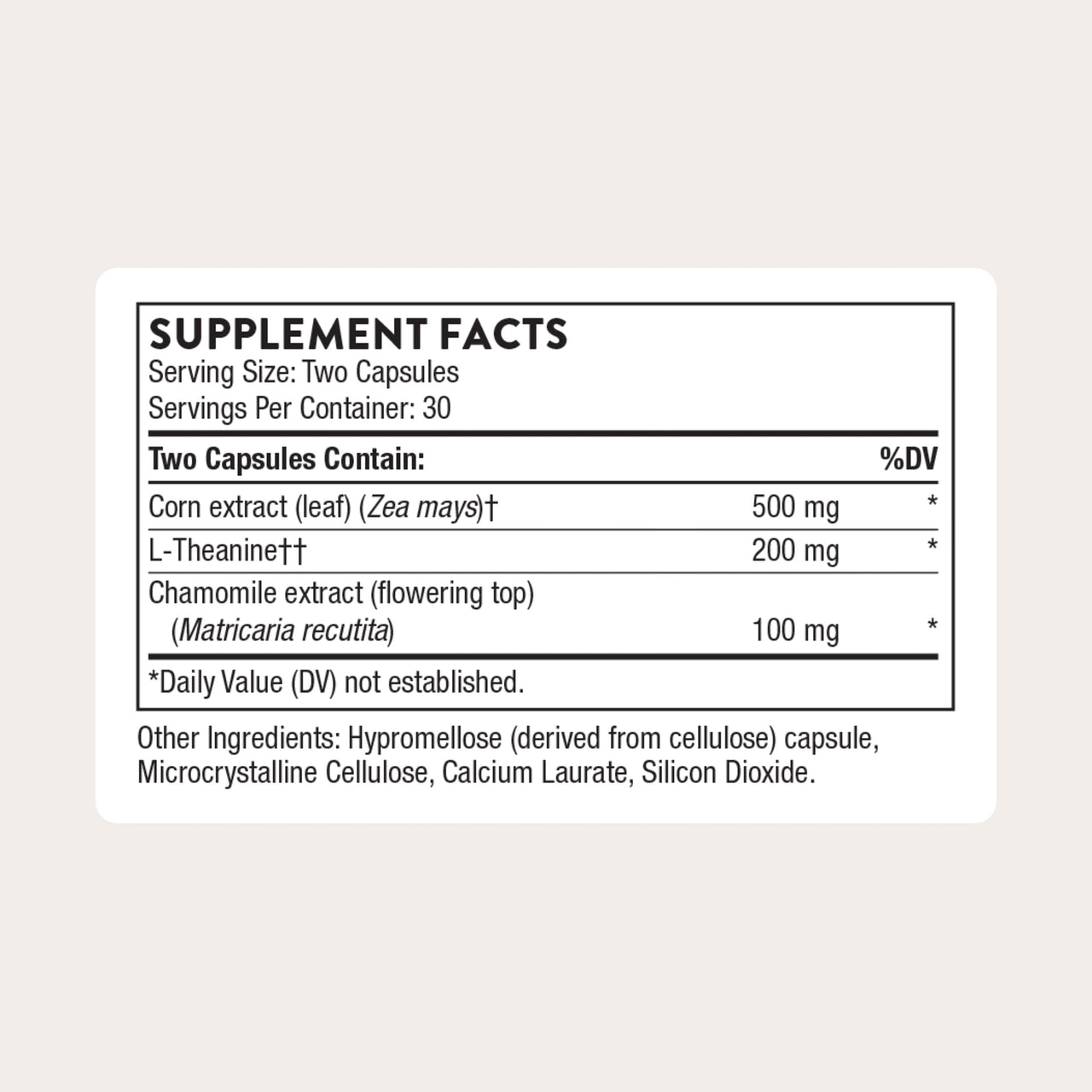 THORNE - Deep Sleep Complex - All-Natural Sleep Supplement - Supports Sleep Quality & All Phases of The Sleep Cycle* - with L-Theanine, Chamomile & Maizinol - Third-Party Certified - 60 Capsules