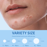 Thumbnail for Daolyo Pimple Patches for Face, 4 Size 300 Counts Acne Patches, Hydrocolloid Patches for Covering Zits and Blemishes, Spot Stickers with Salicylic Acid, Tea Tree Oil & Calendula Oil