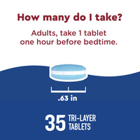 Thumbnail for Nature Made Wellblends Sleep Longer, Melatonin 10mg, L theanine 100 mg, and GABA 100mg, Sleep Supplement, 35 Tri-Layer Tablets