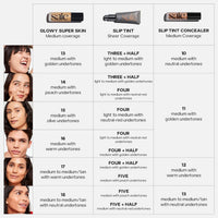 Thumbnail for Saie Slip Tint Tinted Moisturizer with SPF 35 - Light Coverage, Glowy Skin Tint & Mineral Sunscreen for Face with Hydrating Hyaluronic Acid - Summer Makeup Essential - Shade Four (1.35 oz)