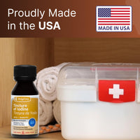 Thumbnail for De La Cruz 2% Iodine First Aid Antiseptic, Made in USA 1 FL OZ (1 Bottle)