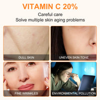 Thumbnail for Premium 20% Vitamin C Serum For Face with Hyaluronic Acid, Retinol & Amino Acids - Boost Skin Collagen,Hydrate & Plump Skin, Anti Aging & Wrinkle Facial Serum 60ml