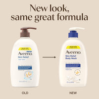 Thumbnail for Aveeno Skin Relief Fragrance-Free Body Wash with Triple Oat® Complex, Gentle Daily Cleanser for Sensitive Skin Leaves Itchy, Dry Skin Feeling Soothed & Moisturized, 33 fl. oz