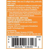 Thumbnail for The Vitamin Shoppe Lutein 40MG - Eye Health, Vision Support & Blue Light Protection, Carotenoid Antioxidant (60 Softgels)