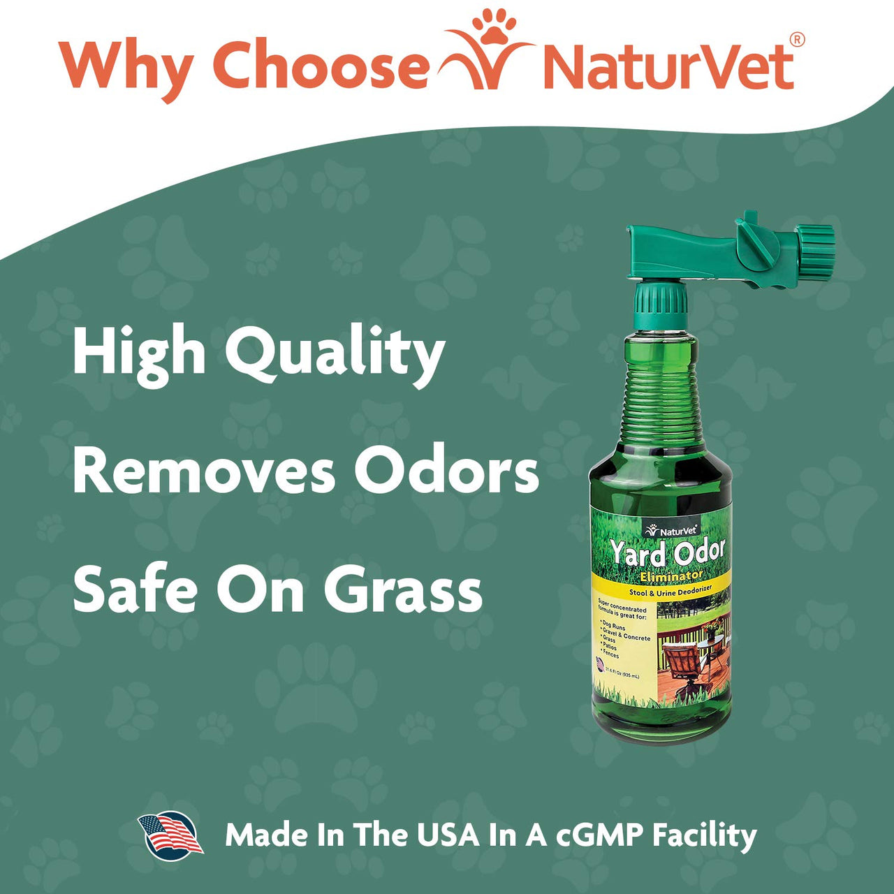 NaturVet GrassSaver 240 Ct & Yard Odor Eliminator Plus 32oz Spray Bundle | Keep Grass Green, Rid Your Lawn of Yellow Patches Caused by Dog Urine | Eliminate Stool & Urine Odors from Lawn