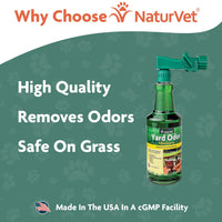 Thumbnail for NaturVet GrassSaver 240 Ct & Yard Odor Eliminator Plus 32oz Spray Bundle | Keep Grass Green, Rid Your Lawn of Yellow Patches Caused by Dog Urine | Eliminate Stool & Urine Odors from Lawn