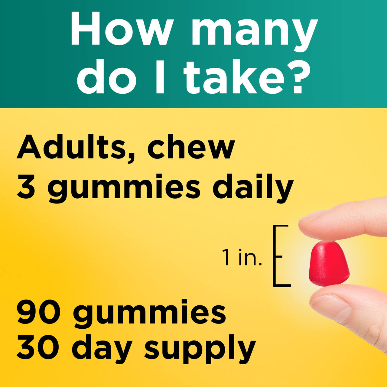 Nature Made Fiber 6 g, Dietary Supplement for Digestive Health Support, 90 Fiber Gummies, 30 Day Supply