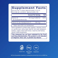 Thumbnail for Pure Encapsulations EmulsiSorb K2/D3 Liquid | Enhanced-Absorption Emulsified Vitamin K2 and Vitamin D3 for Vascular Health Support* | 0.7 Fl Oz