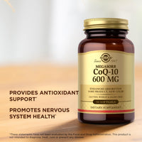 Thumbnail for Solgar Megasorb CoQ-10 600 mg, 30 Softgels (Pack of 3) - Promotes Nervous System Health - Coenzyme Q10 Supplement - Enhanced Absorption - Gluten Free, Dairy Free - 90 Total Servings
